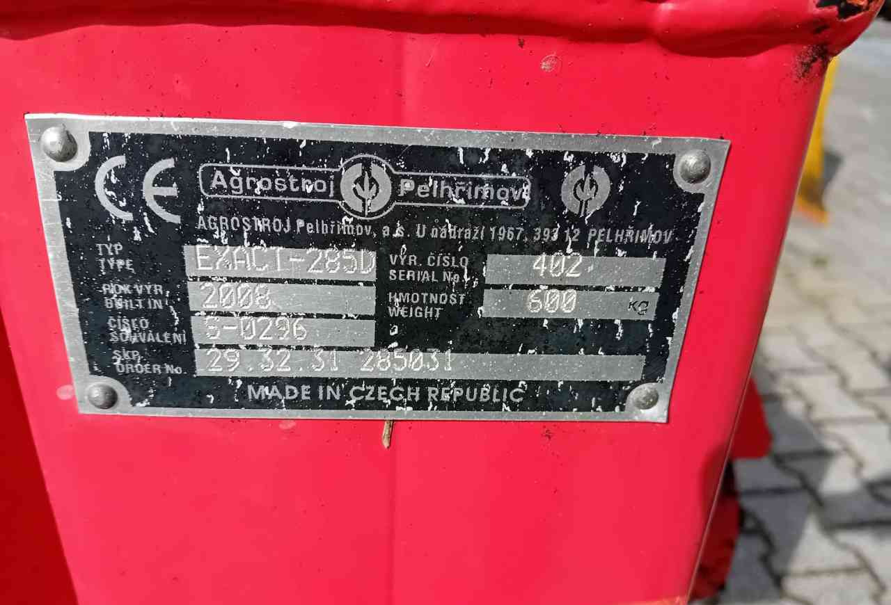 Mower ZTR Agrostroj Pehlmirov Exact 285D schijvenmaaier