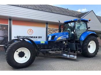Farm tractor New Holland T 6010 + Bos wegenschaaf: picture 1