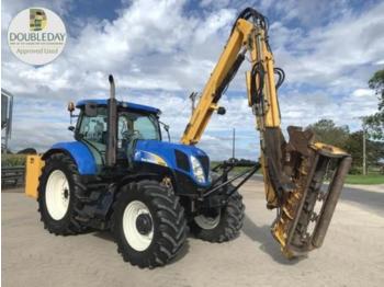 Farm tractor New Holland t6090 & herder mower: picture 1