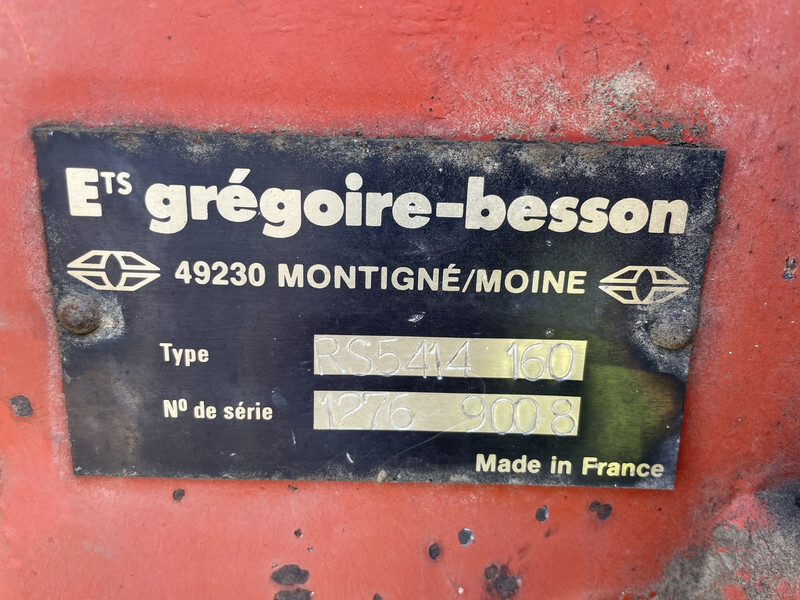 Plow Gregoire Besson RS5414 160