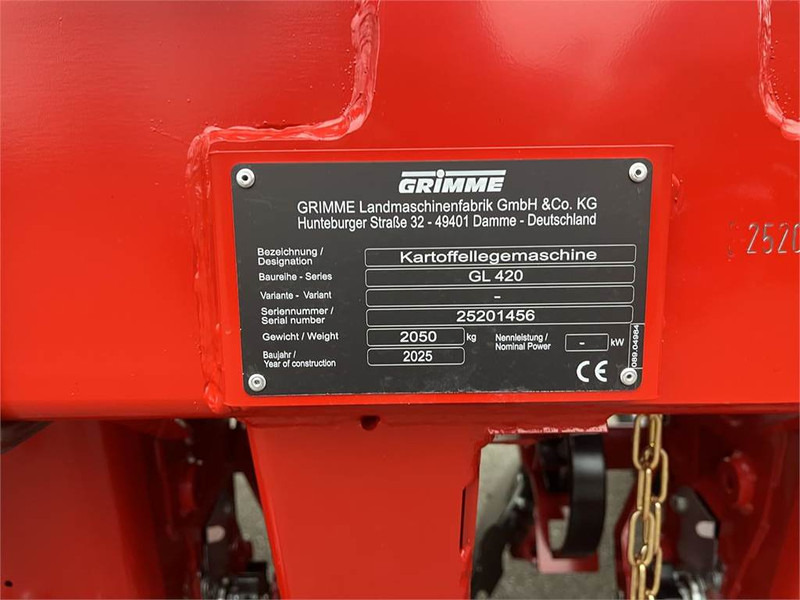 Potato planter Grimme GL 420 hydraulische aandrijving