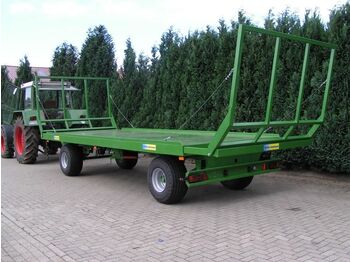 New Farm platform trailer Pronar Ballenwagen TO 22, 10 to. Druckluft, 2-Achser, N: picture 1