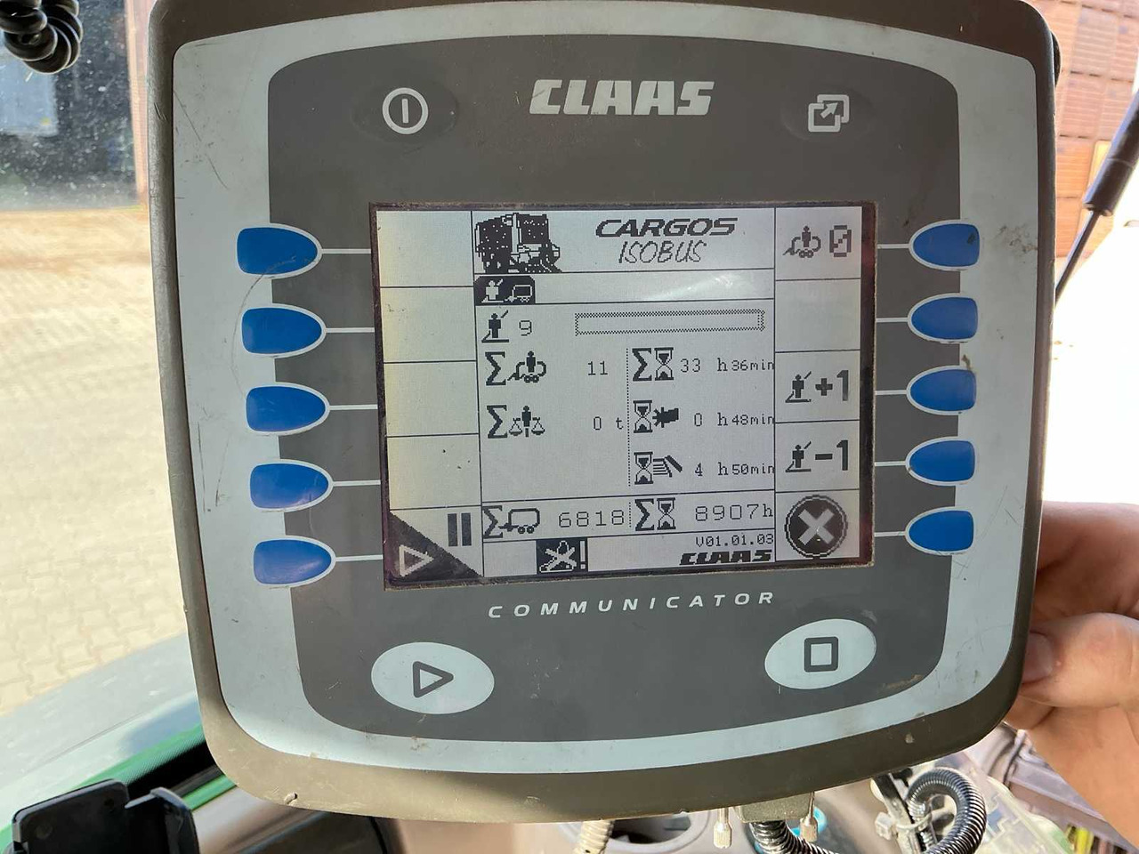 Self-loading wagon Claas Cargos 9500