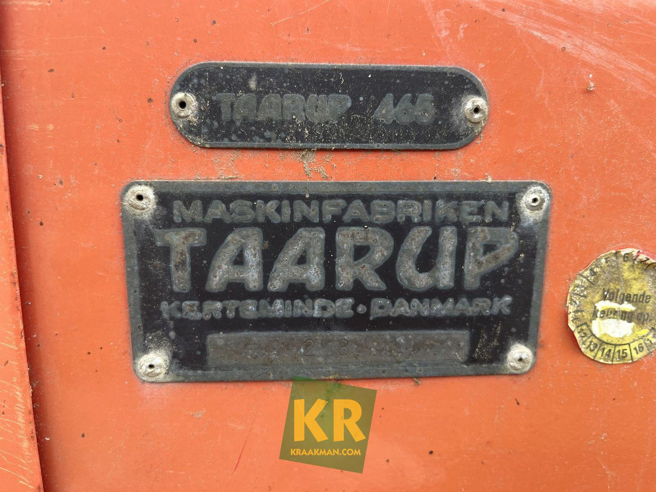 Self-loading wagon Taarup 465