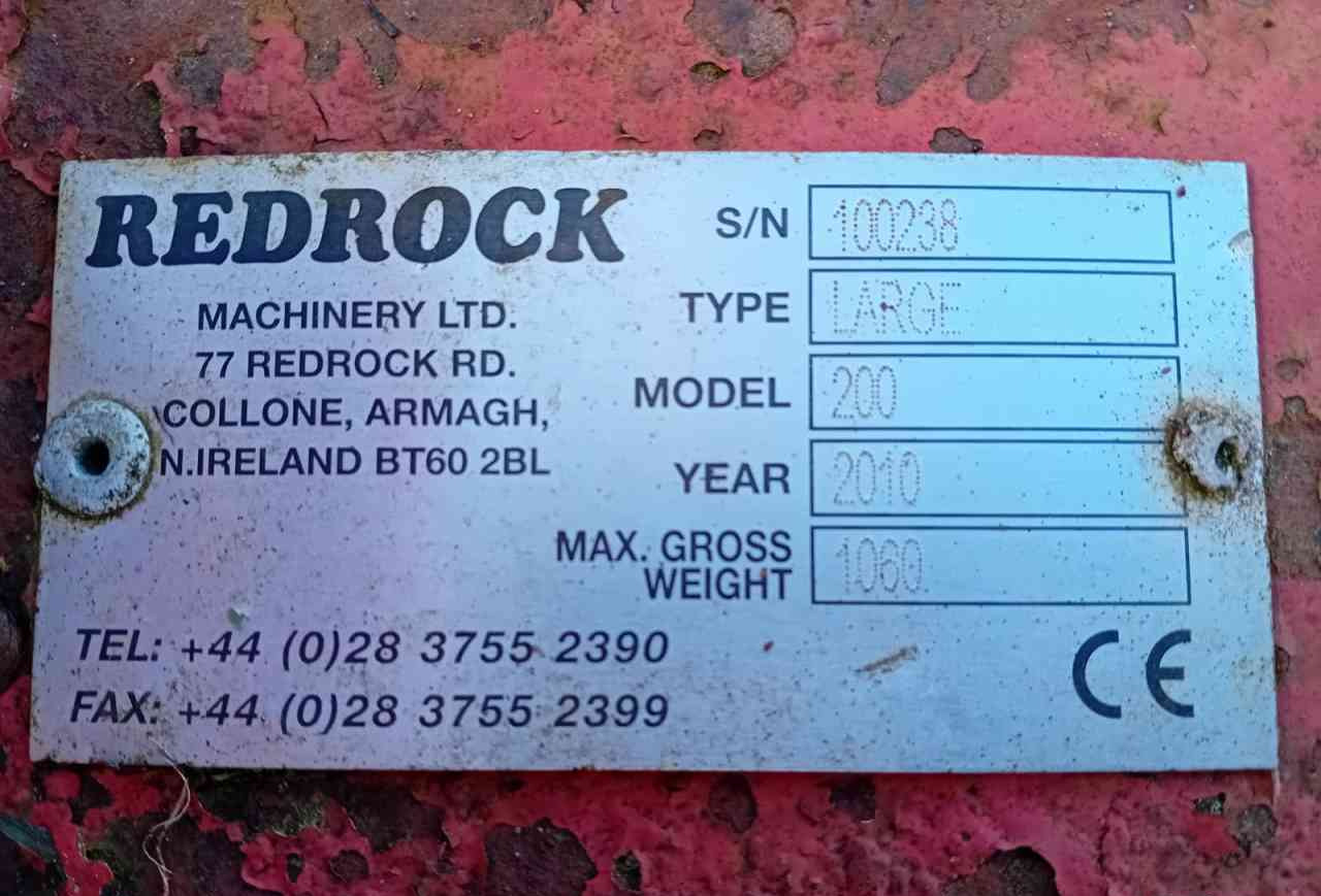 Silage equipment Redrock Alligator 200 Large kuilhapper, voermachines