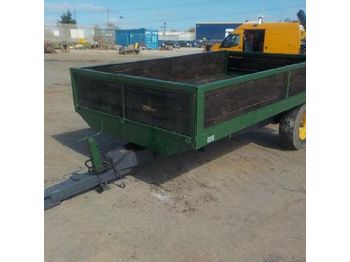 Farm tipping trailer/ Dumper Single Axle Draw Bar Tipping Trailer: picture 1