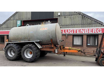 Slurry tanker Jako 10000 liter tank mestverwerking