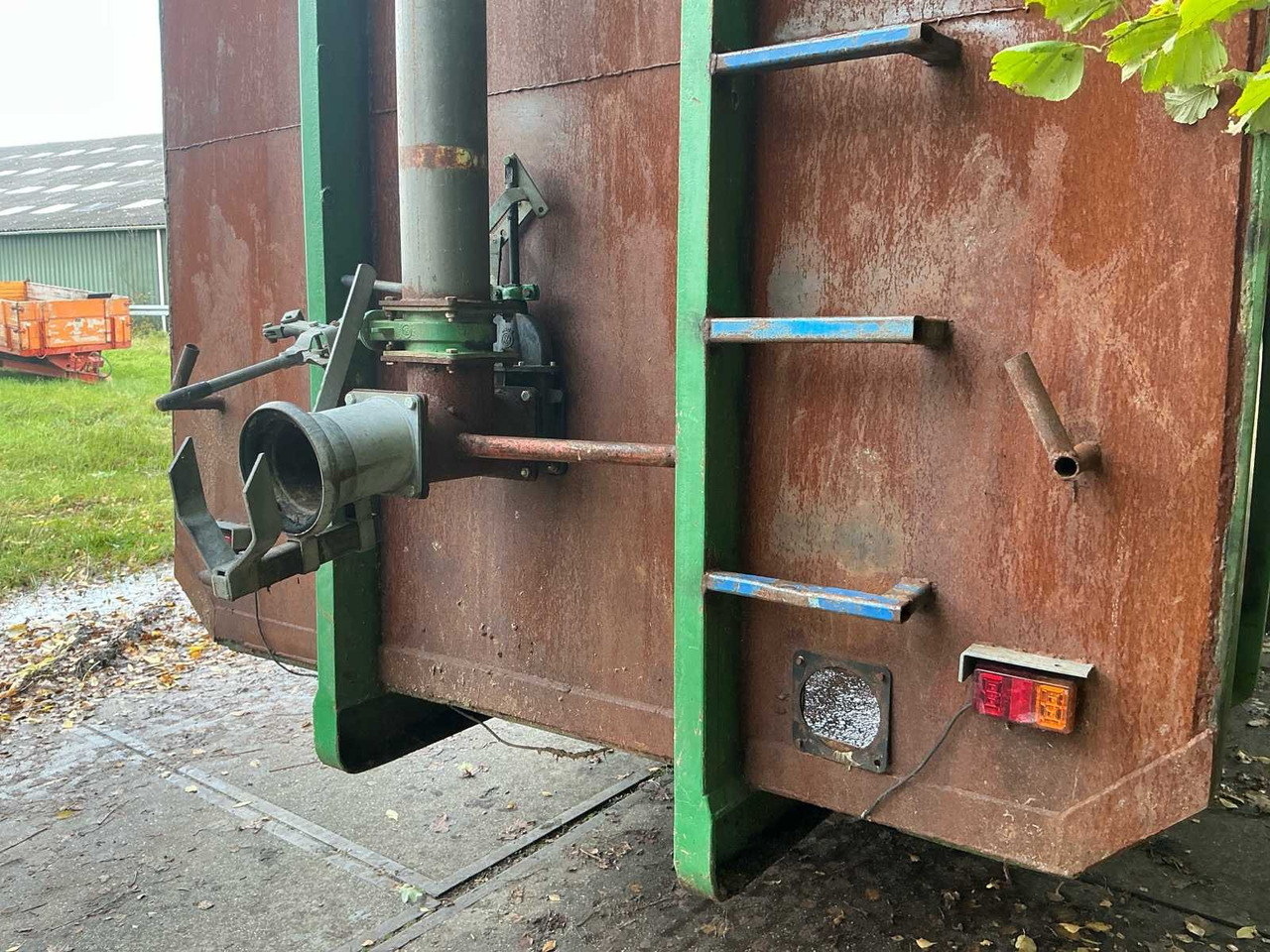 Slurry tanker Mest Opslag