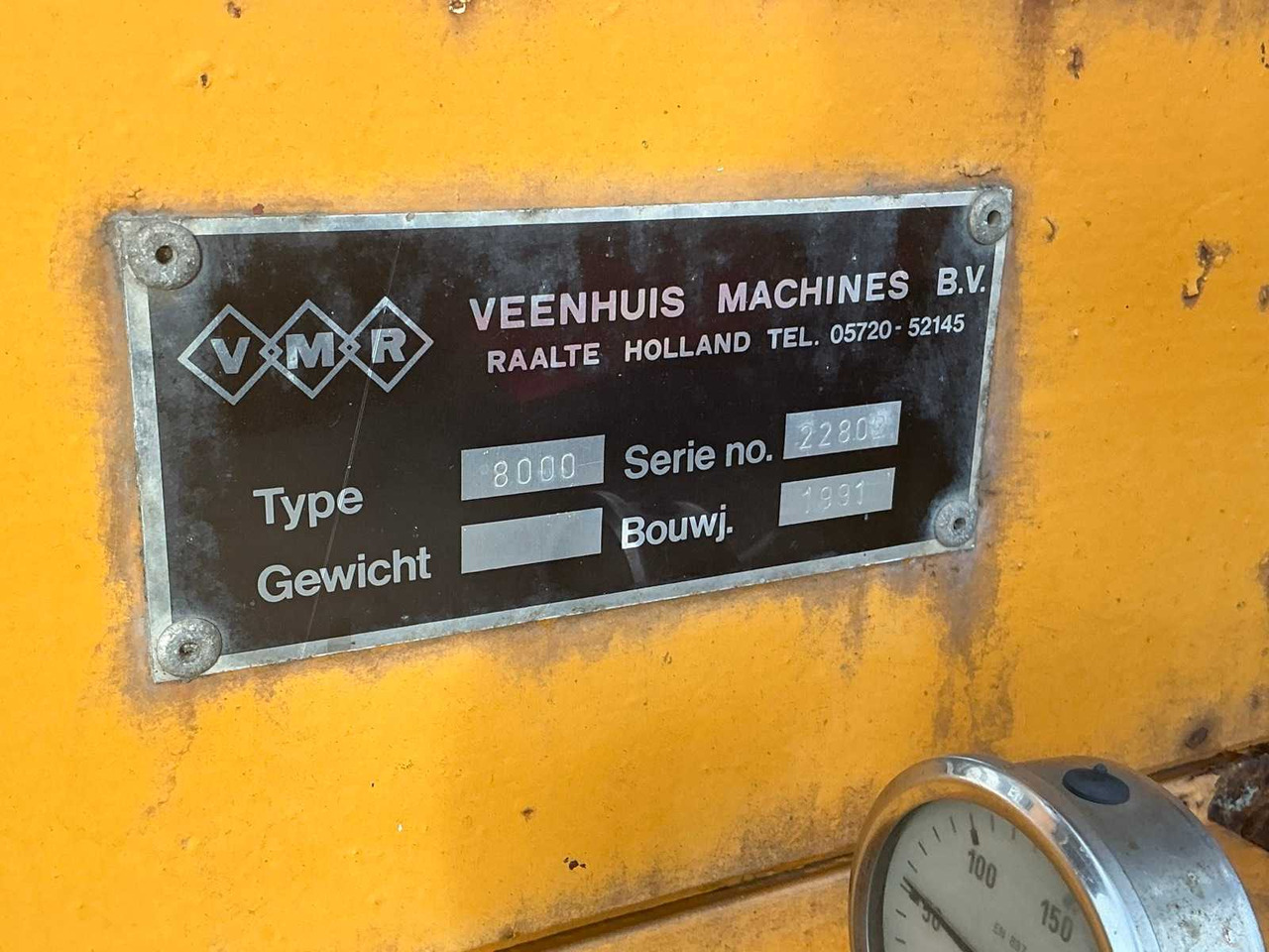 Slurry tanker Veenhuis 8000