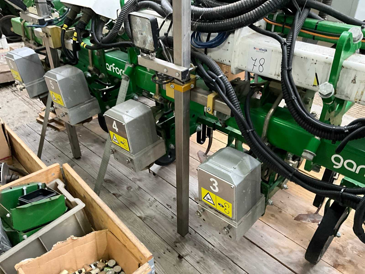 Soil tillage equipment Garford Inrow 6 rijer