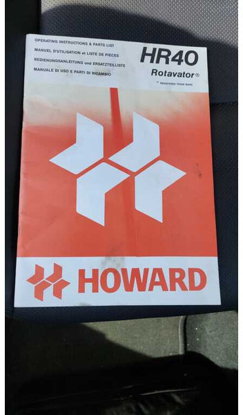 Soil tillage equipment Howard HR 40-205