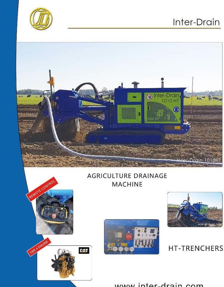 Soil tillage equipment Inter-Drain 1010HT