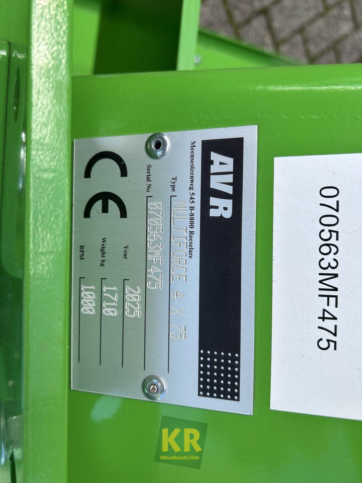 Soil tillage equipment MultiForce AVR