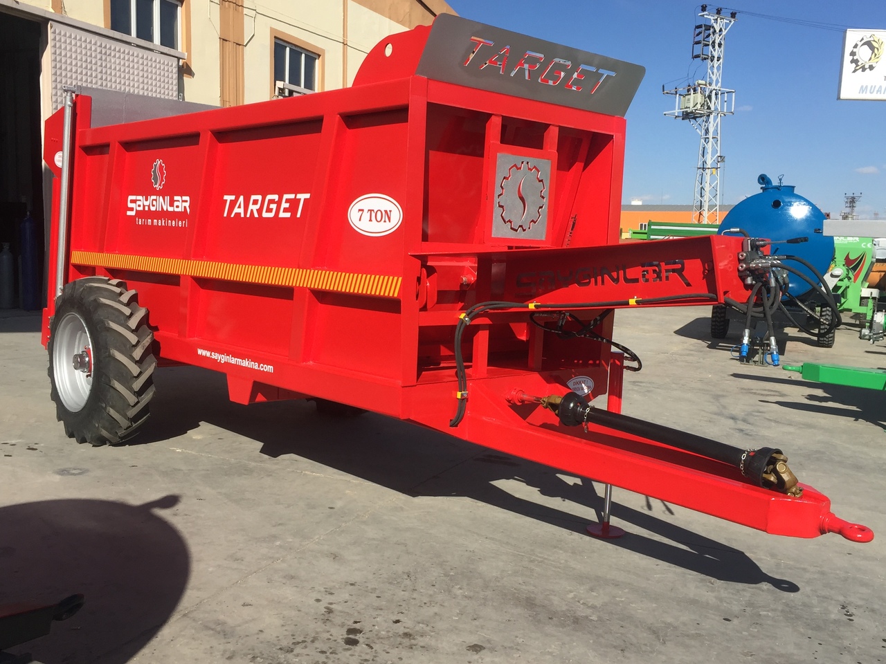 New Manure spreader TARGET 10 TON HYDRAULIC PUSH MANURE SPREADER: picture 2