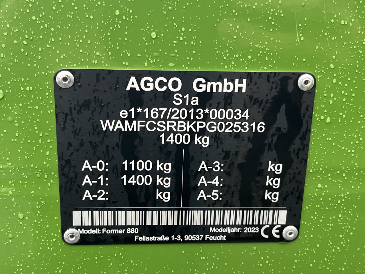 Tedder/ Rake Fendt Former 880