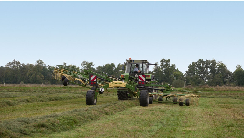 Tedder/ Rake Krone Middenaflegharken met twee elementen