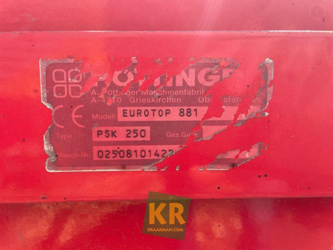 Tedder/ Rake Pottinger 881A