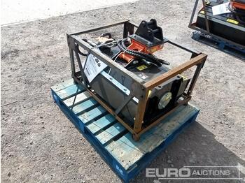 Flail mower Unused 2022 Hardlife Hydraulic 800mm Flail Mower 30mm Pin to suit Mini Excavator: picture 1