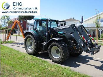 Farm tractor Valtra N 154 E voll ausgestattet Fiedler Auslegemäher: picture 4