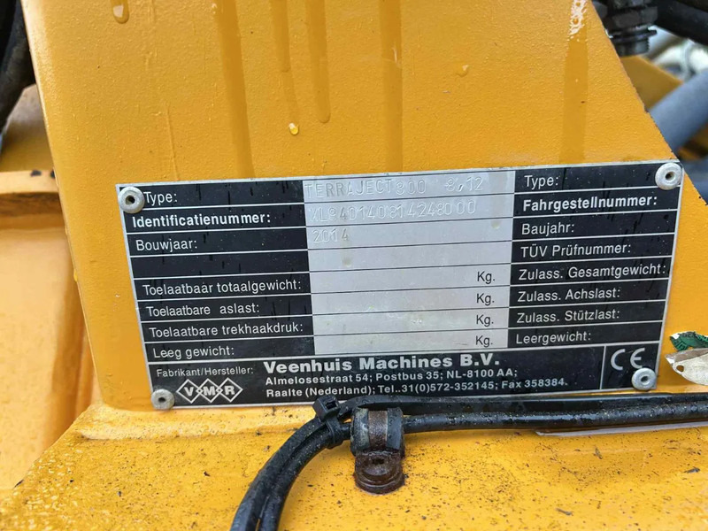 Agricultural machinery Veenhuis Terraject 300 8.10 Bouwlandbemester Injecteur