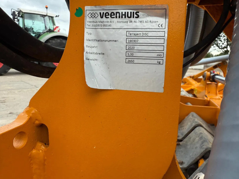 Agricultural machinery Veenhuis Terraject DISC 5.00 Schijvenegg Bemester Bouwlandinjecteur