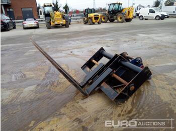 Forks 2021 Tighe Pallet Forks 60mm Pin to suit 10-12 Ton Excavator: picture 1