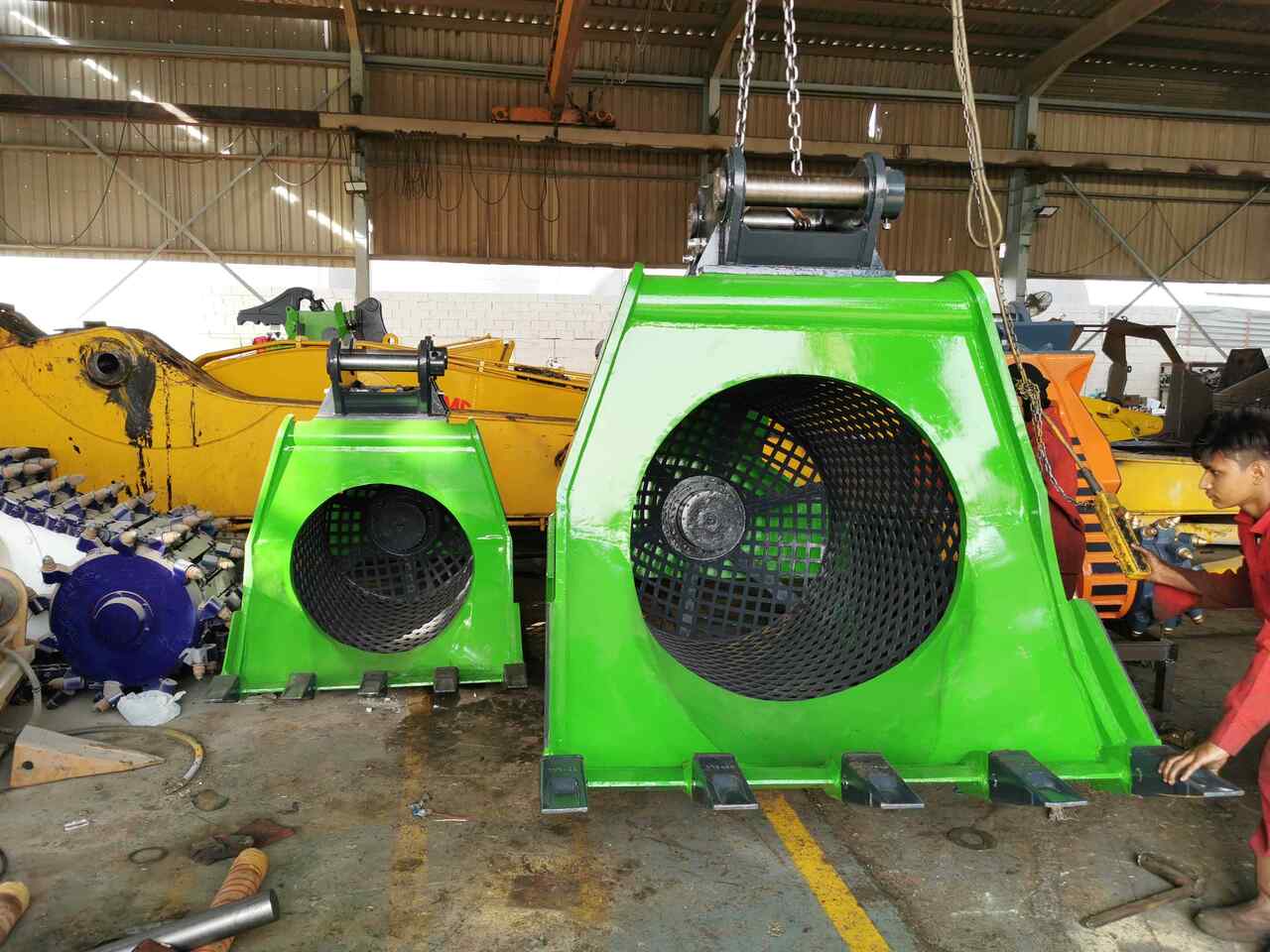 New Sorting bucket for Excavator AME Rotary Screening Bucket MSB20: picture 14