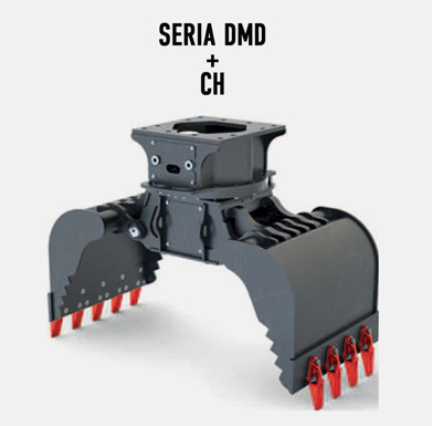 New Grapple for Construction machinery DEMOQ DMD 45 S Hydraulic Polyp -grab 130 kg: picture 2