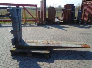 Forks for Forklift FORK Fitted with Rolls, Kissing 28.000kg@1200mm // 2400x220x120mm: picture 1