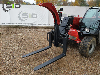 Grapple SID Wood grapple for pallet forks ISO 2 ISO 3 / Holzgreifer für Palletengabel