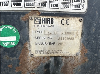Loader crane for Truck HIAB XS 244 EP-5 HIDUO: picture 4
