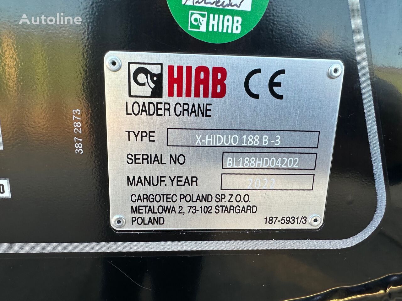 New Loader crane HIAB X-HiDuo 188 B-3: picture 5