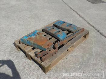 Counterweight Hitch & Weights to suit Ford Tractor: picture 1
