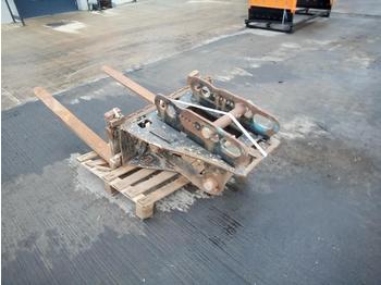 Forks for Construction machinery Pallet Forks to suit 13 Ton Excavator: picture 1