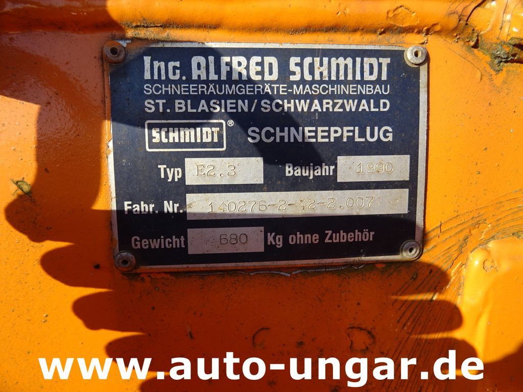 Snow plough SCHMIDT E 2.3 Schneepflug - Schneeschild 270cm: picture 6
