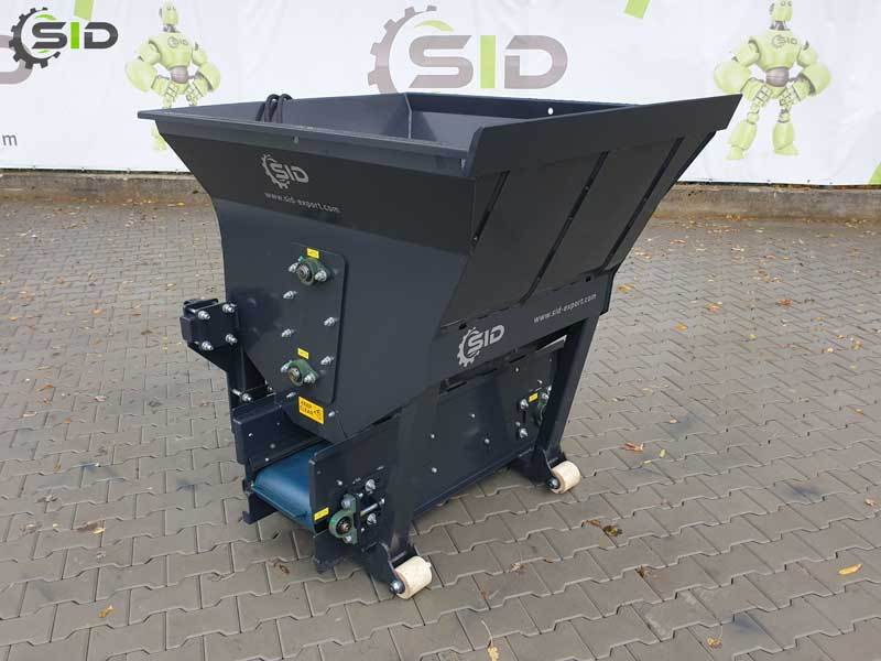 New Loader bucket for Agricultural machinery SID EINSTREUGERÄT MIT BAND / FUTTERVERTEILER /  Bedding Bucket / Pailleuse 1,2 m 1,0 m3: picture 11
