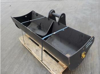 New Bucket Unused Geith 60" Ditching Bucket 60mm Pin to suit 10-12 Ton Excavator: picture 1