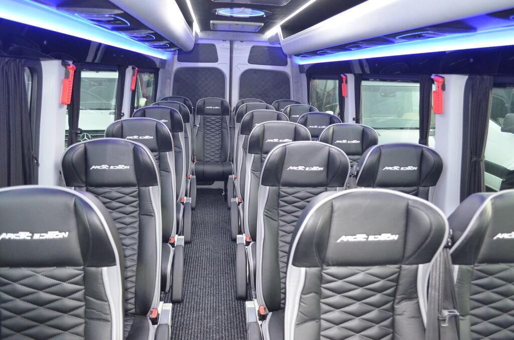 New Minibus, Passenger van MERCEDES-BENZ Sprinter 519 4x4 high and low drive: picture 5