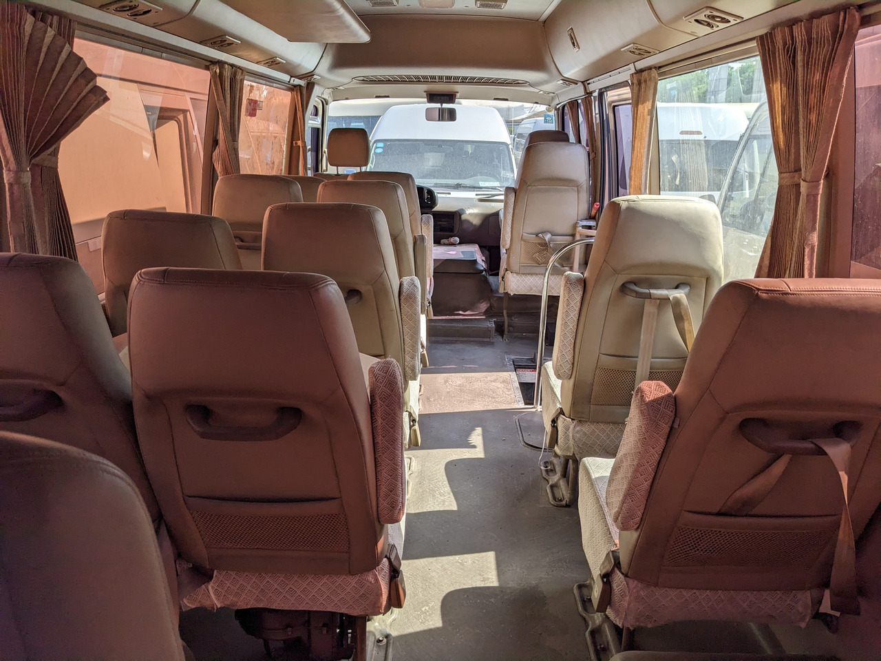 Minibus, Passenger van TOYOTA Coaster passenger bus petrol engine minivan: picture 7