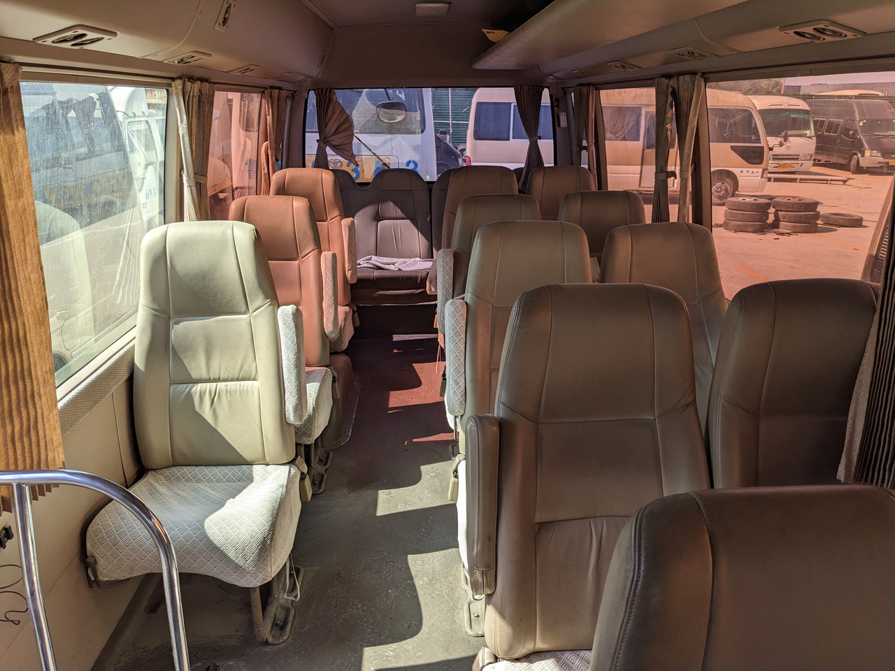 Minibus, Passenger van TOYOTA Coaster passenger bus petrol engine minivan: picture 6