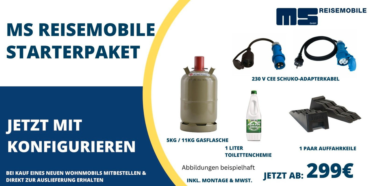 Camper van Chausson V594 S FIRST LINE /-2025- / ZUBEHÖR & LOOK-PAKET