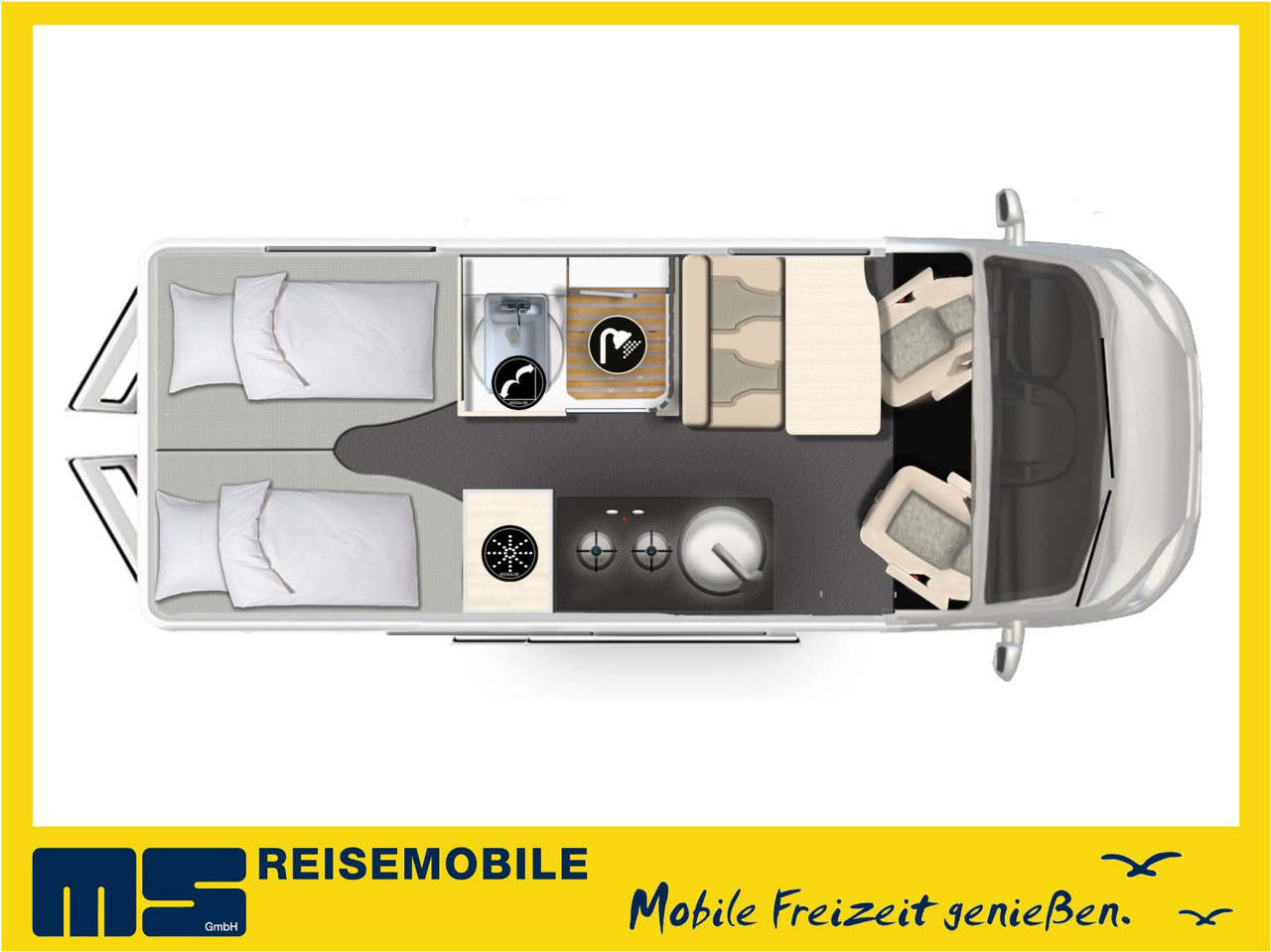 Camper van Karmann DEXTER 625 / MODELL 2026 / EINZELBETTEN