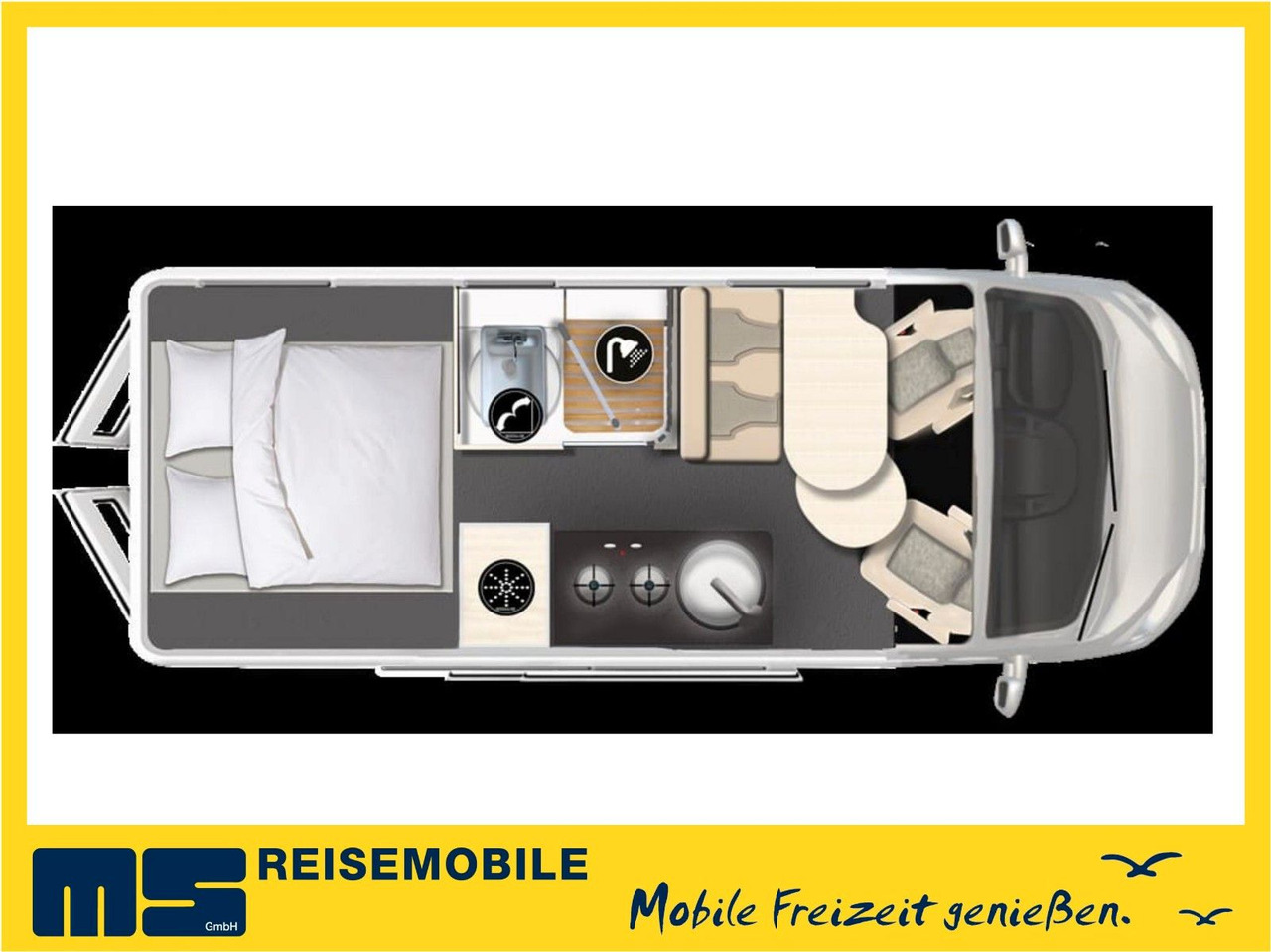 Camper van Karmann DEXTER 635 / MODELL 2026 / HUBBETT-LÄNGS
