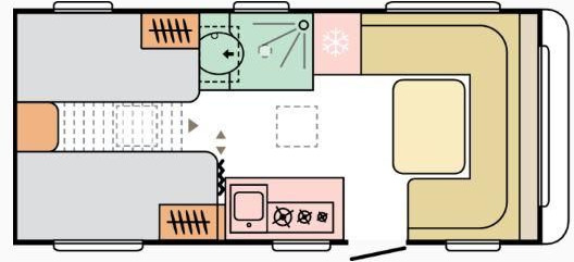 Caravan Adria Altea 60Y 502 UL*Fußboden-Temp*Eingangstür Fenst