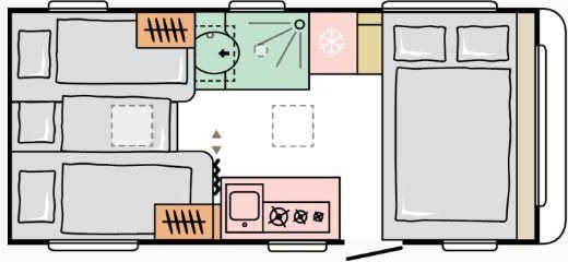 Caravan Adria Altea 60Y 502 UL*Fußboden-Temp*Eingangstür Fenst