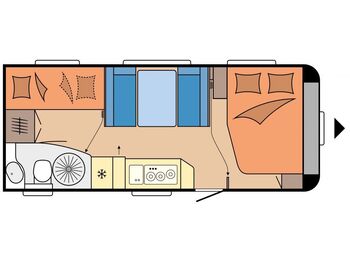 Caravan Hobby De Luxe 545 KMF Modell 2023: picture 1