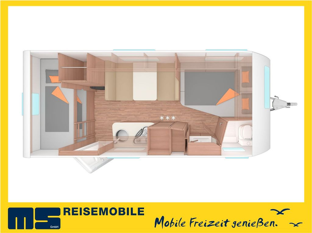 Caravan Weinsberg CARAONE 500 FDK - EDITION HOT / - 2025- / 1500kg