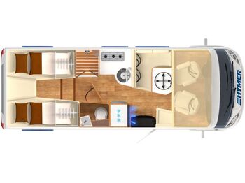 Integrated motorhome HYMER / ERIBA / HYMERCAR B-Klasse MC I 680 runder Tisch 5 Pakete