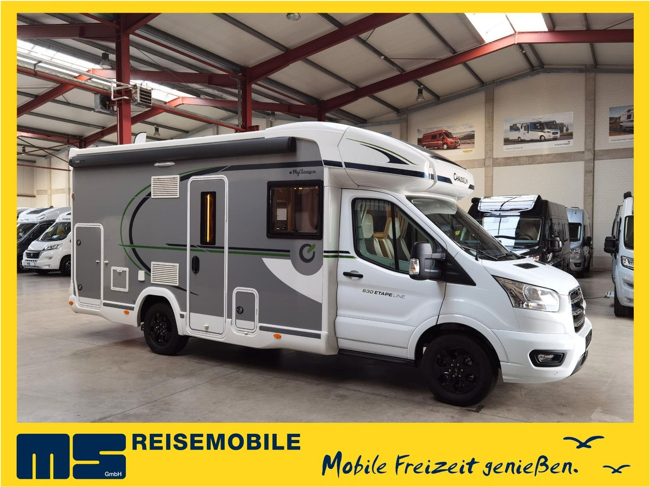 Semi-integrated motorhome Chausson 630 TITANIUM / - 2026 - / EINZEL. - HUBBETTEN