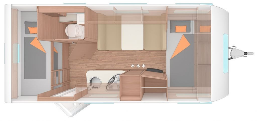 New Caravan Weinsberg CaraOne 480 QDK Edition HOT Sondermodell 2023: picture 2